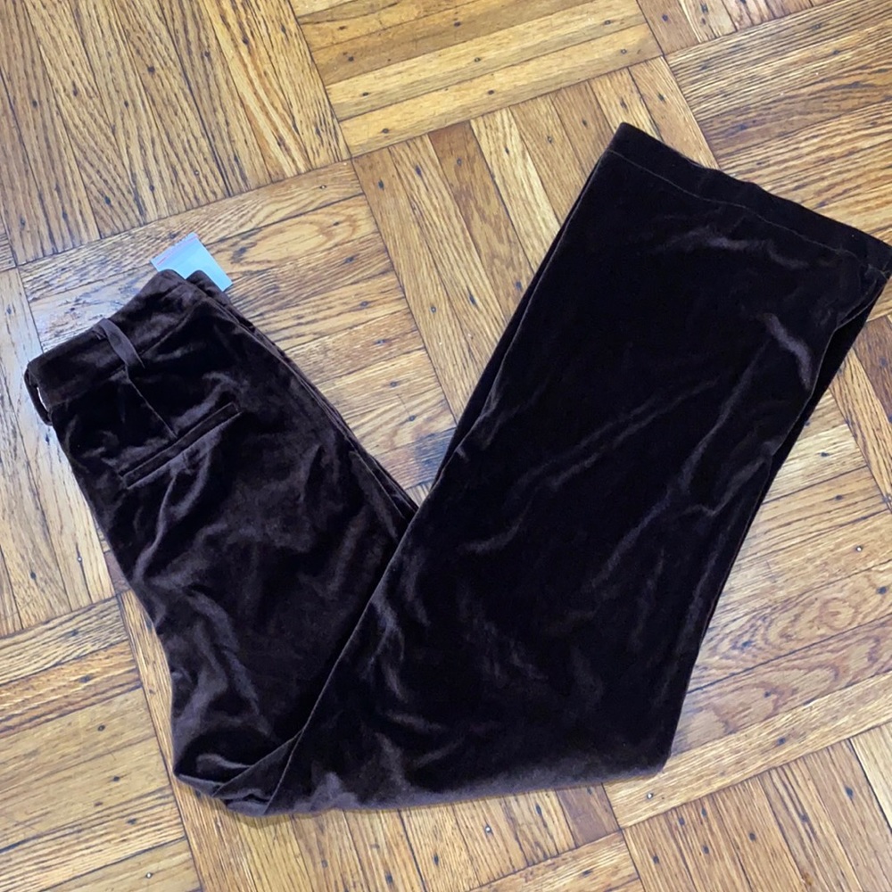 Reformation Wes velvet chestnut size 6 - Picture 6 of 14